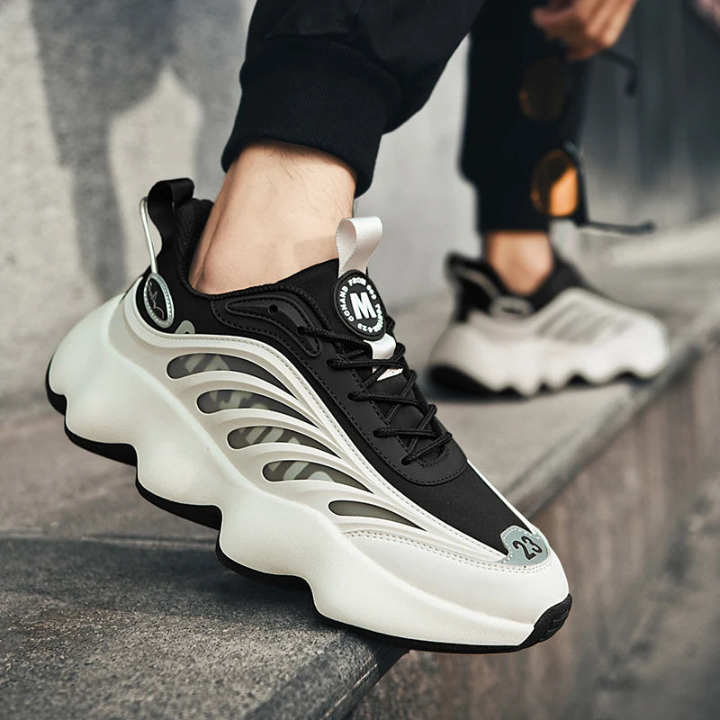 Men Breathable Casual Sneakers Lightweight Running Shoes