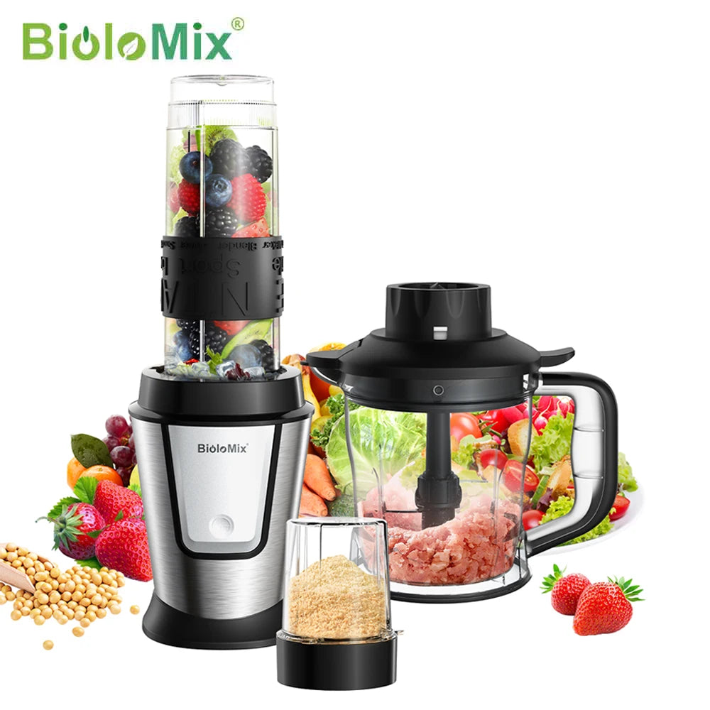 Biolomix 3 In 1 Multifunctional Food Processor 700W Power