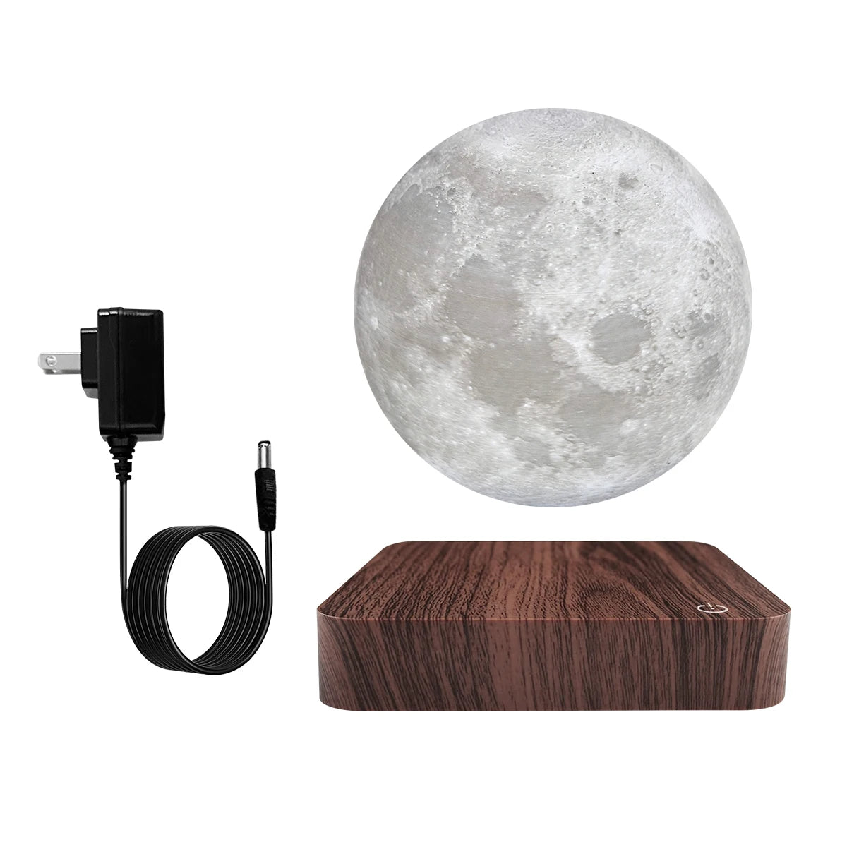 Aiopp Magnetic Floating Moon Lamp With Wooden Base
