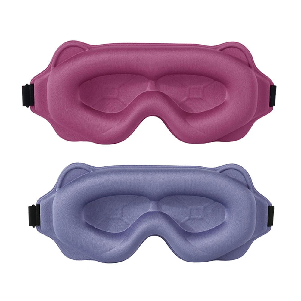 Zoechic 3D Sleeping Mask Blockout Light Travel Eye Mask