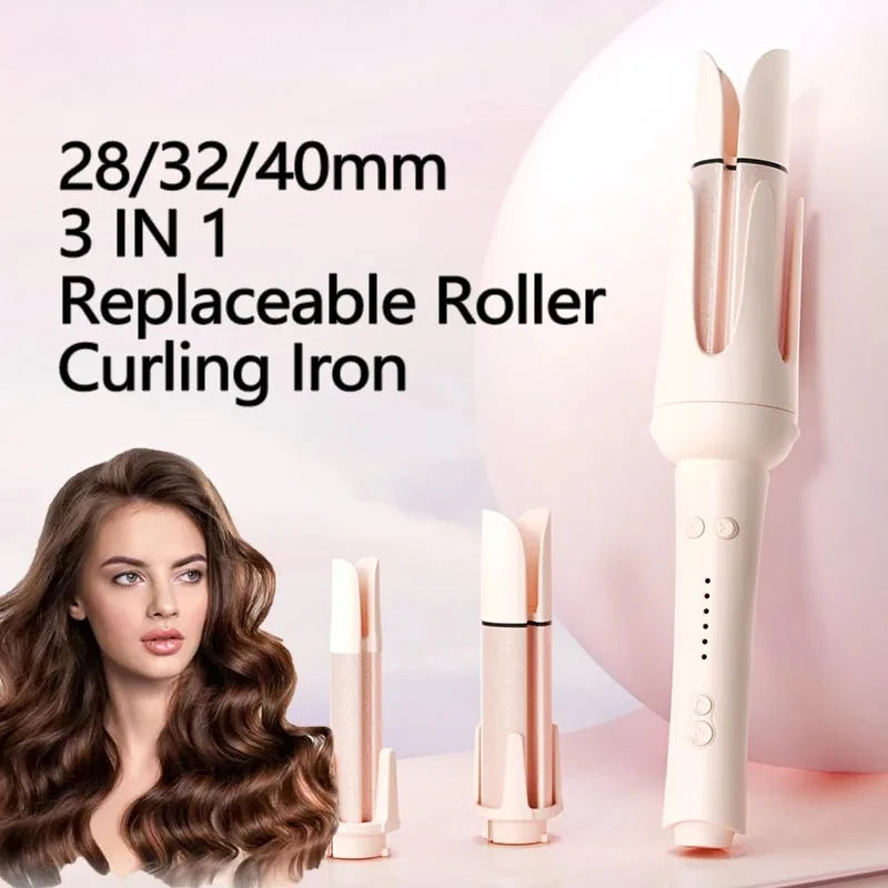 Minhuang Automatic Hair Curler Rotating Ceramic Curling Iron