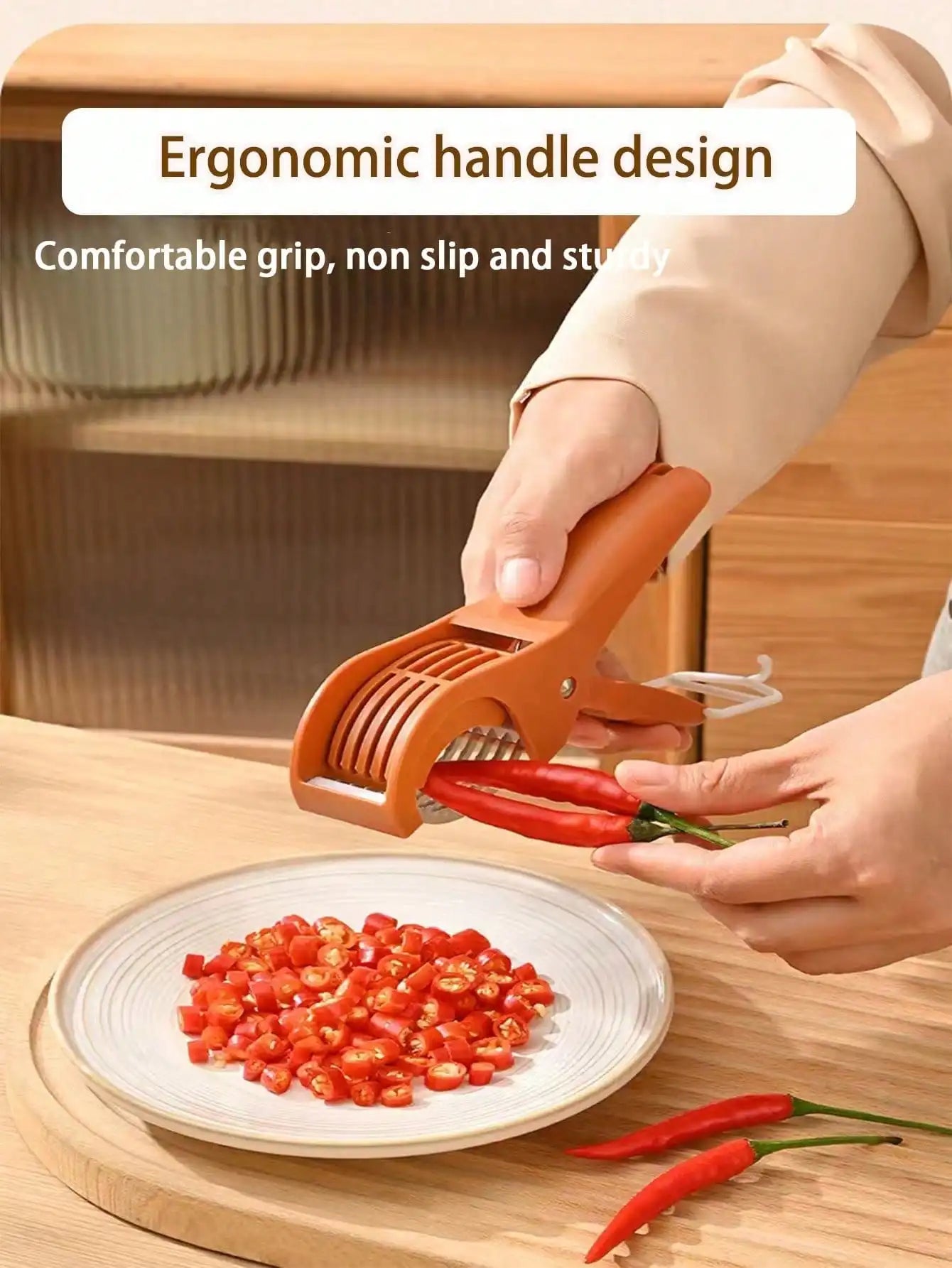 Stainless Steel Manual Fruit And Vegetable Slicer Dishwasher Safe