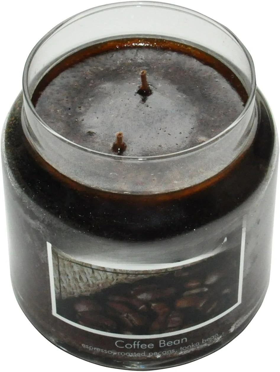 Coffee Bean Glass Jar Scented Candle Long Lasting Fragrance