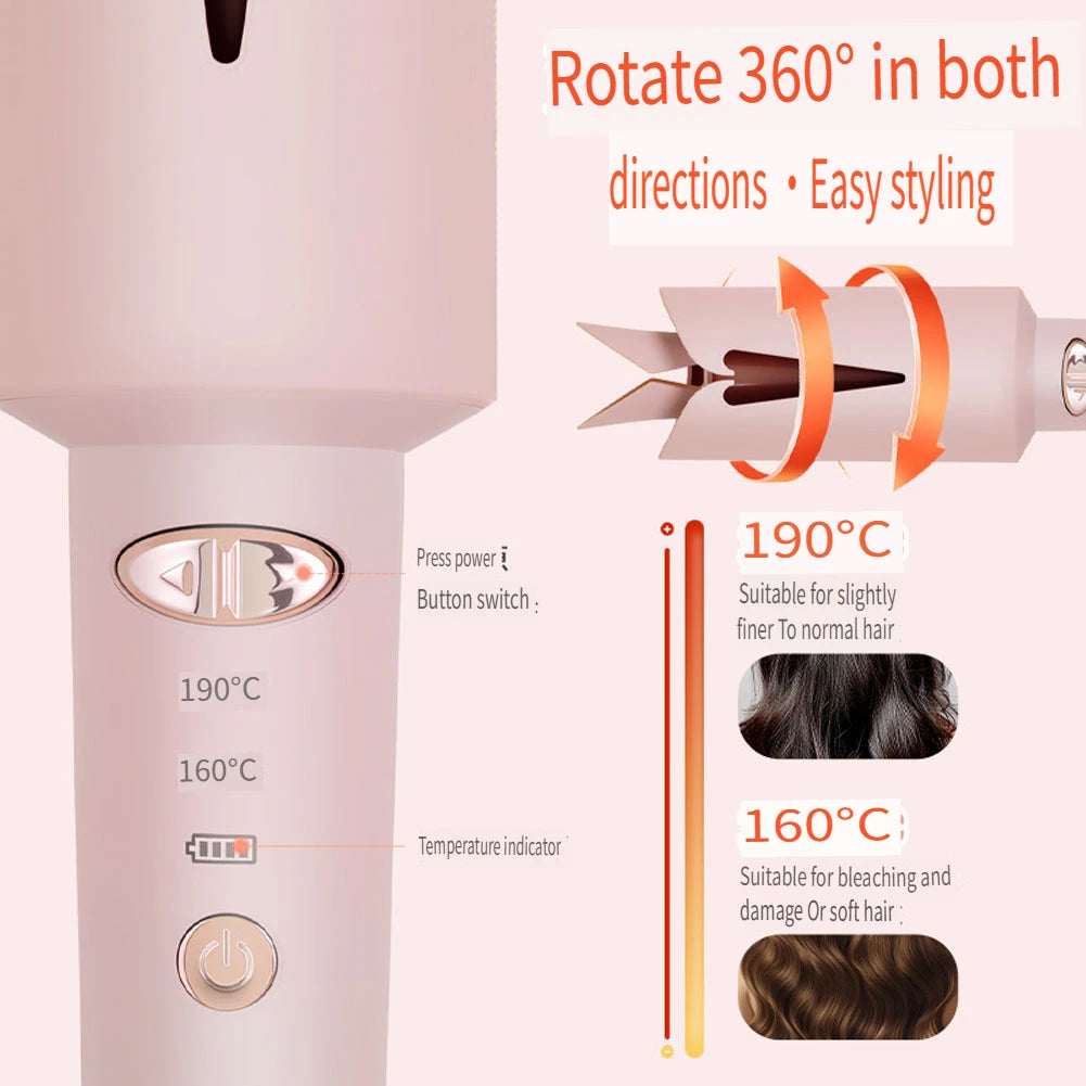 Hatteker Automatic Ceramic Negative Ion Hair Curler