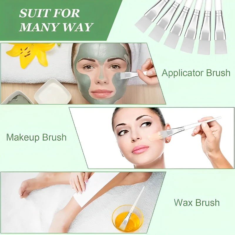 HMQ Beauty Facial Applicator Brushes For DIY Skincare Tools