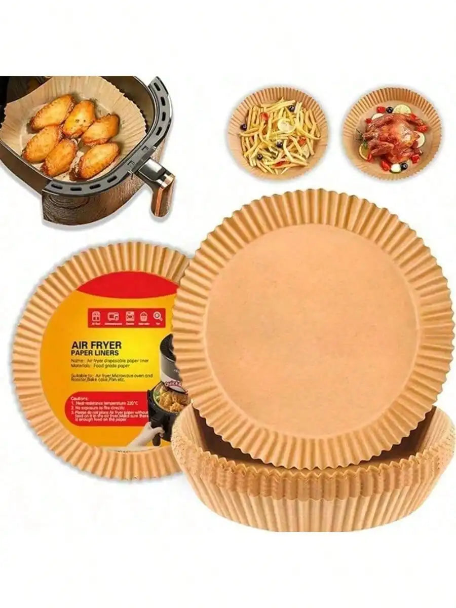 Disposable Air Fryer Baking Paper Square And Round Parchment Liners
