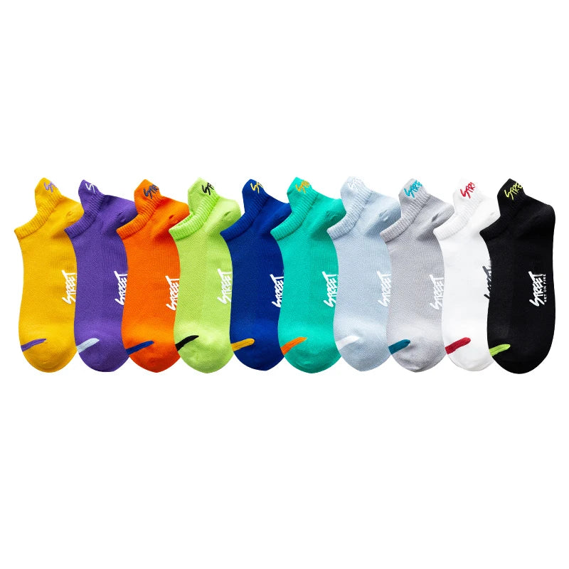 Unisex Breathable Mesh Ankle Socks For Running And Street Style