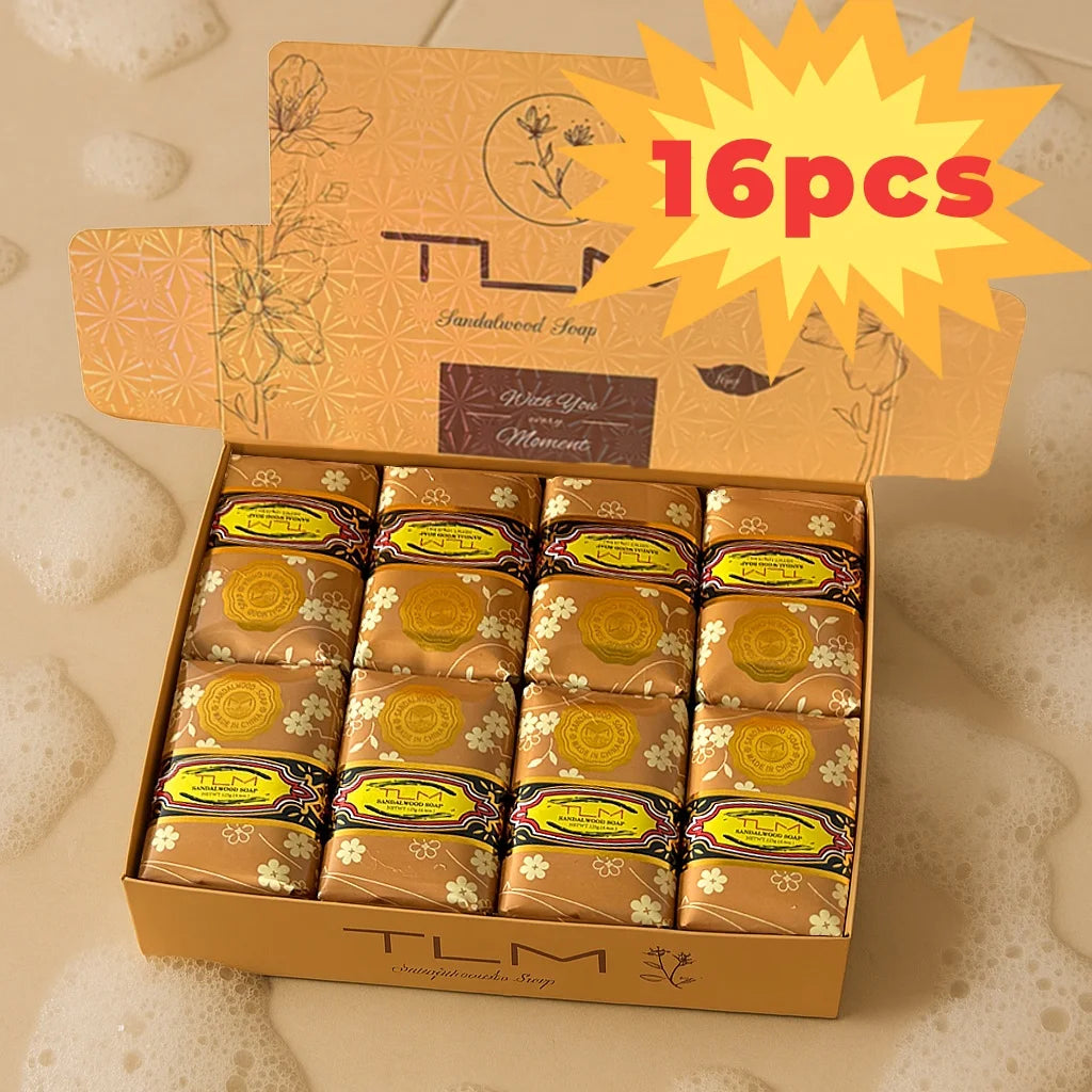 Genuine Sandalwood Soap Bars Offer Rich Daily Deep Cleansing Care