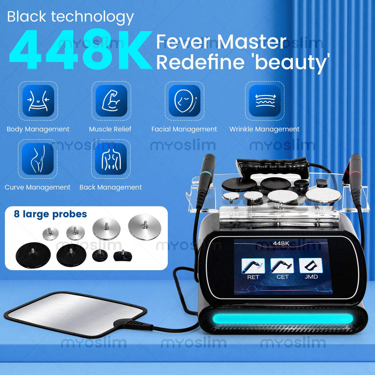 Indiba 448KHz RF EMS Beauty Machine For Slimming And Firming