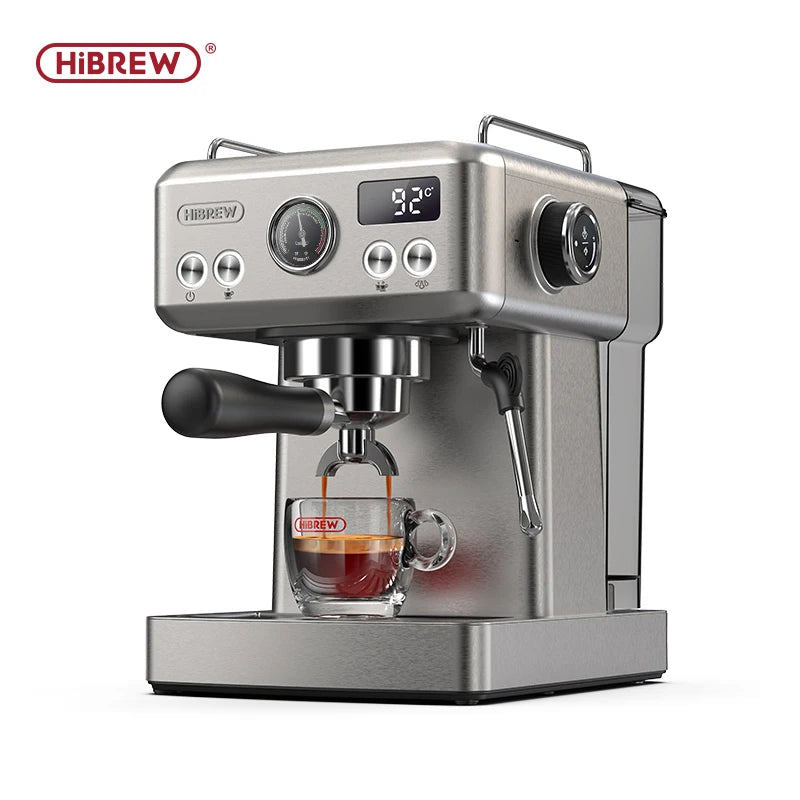 HiBREW 20 Bar Semi Automatic Espresso Machine 58mm Portafilter