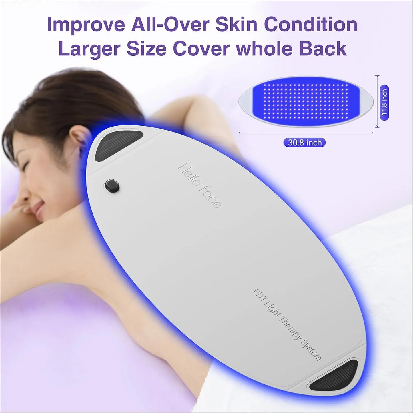 Hello Face L6 LED Light Mask 630nm And 850nm NIR Skin Friendly Fabric