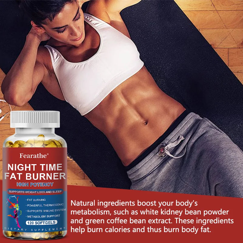 Fearathe Charge Nighttime Fat Burner Capsule Supports Sleep And Weight Loss