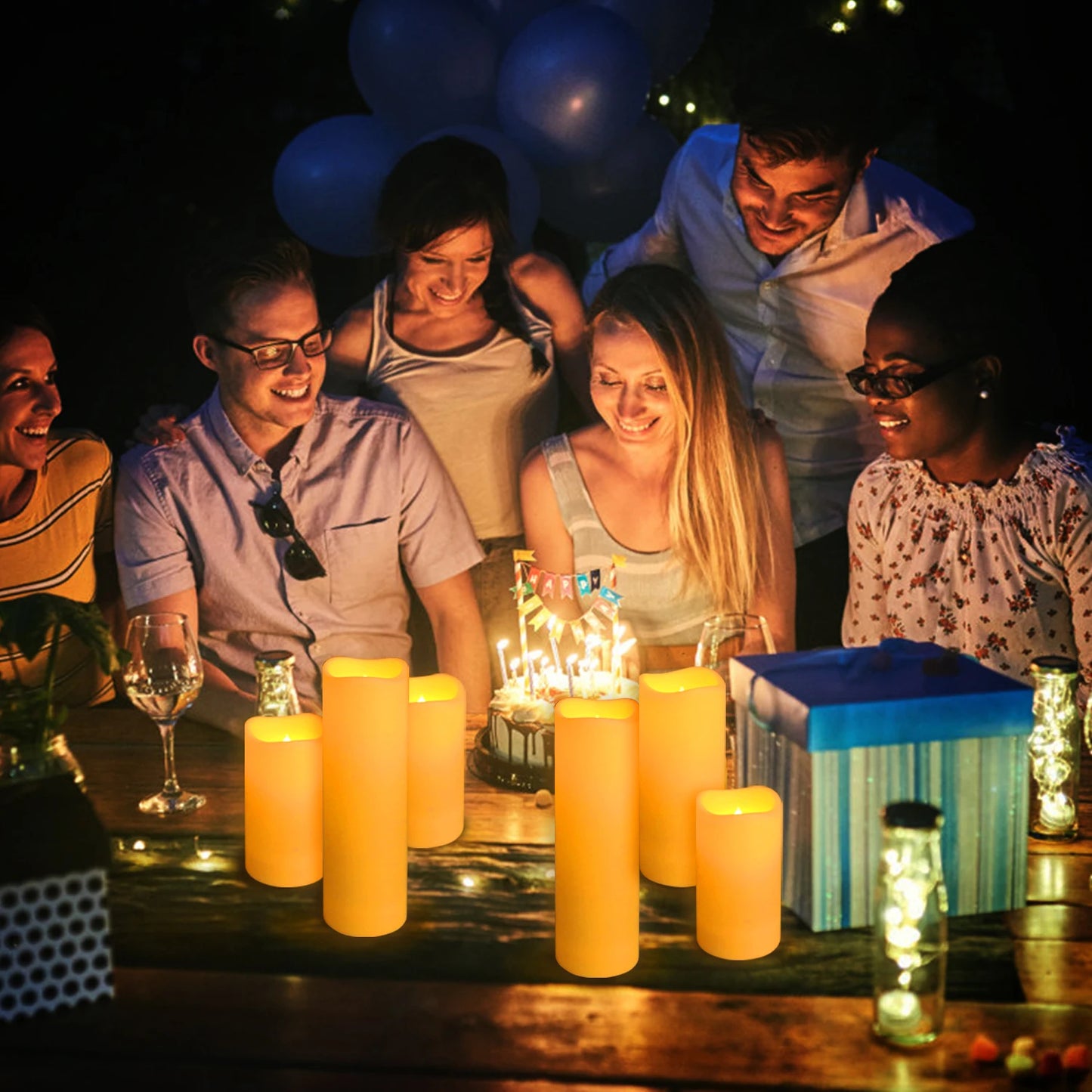 Flameless LED Candles Indoor Waterproof 24-144 Sets For Events