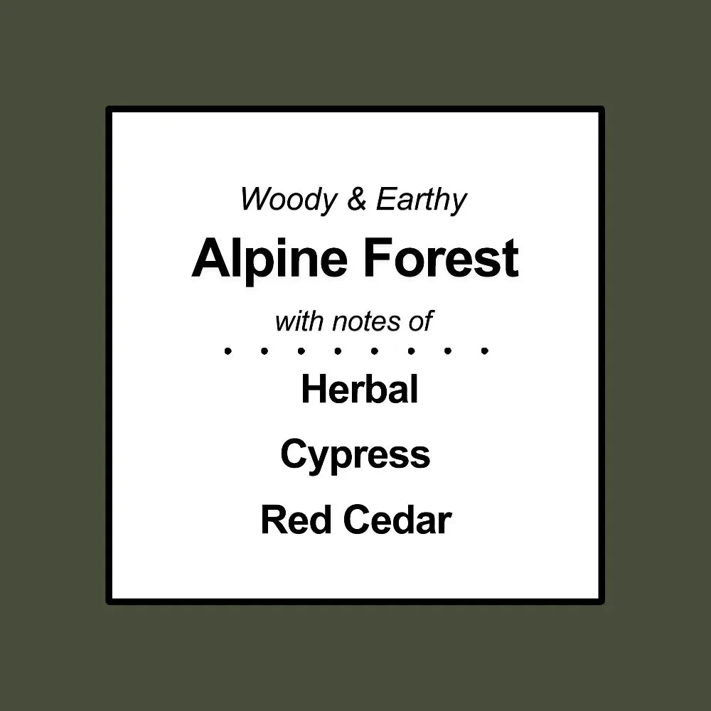 Alpine Forest Scented 3-Wick Ombre Wrapped Candle