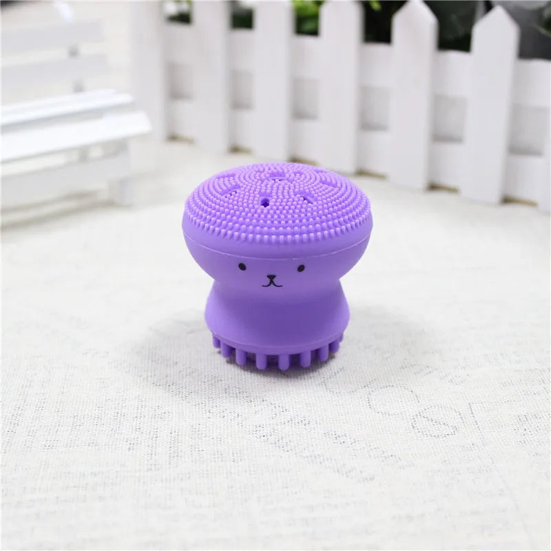 Silicone Facial Cleansing Brush for Deep Pore Cleaning and Exfoliation