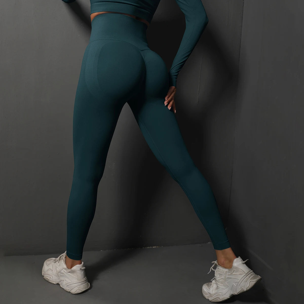 Women Seamless High Waist Yoga Leggings For Hip Lifting And Workout