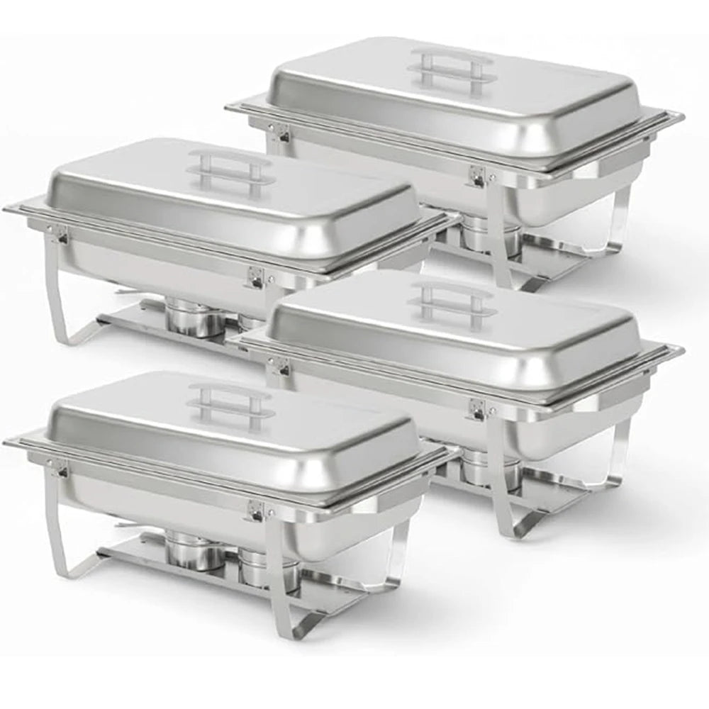 Electric Stainless Steel Chafing Dish Buffet Set For Party Catering