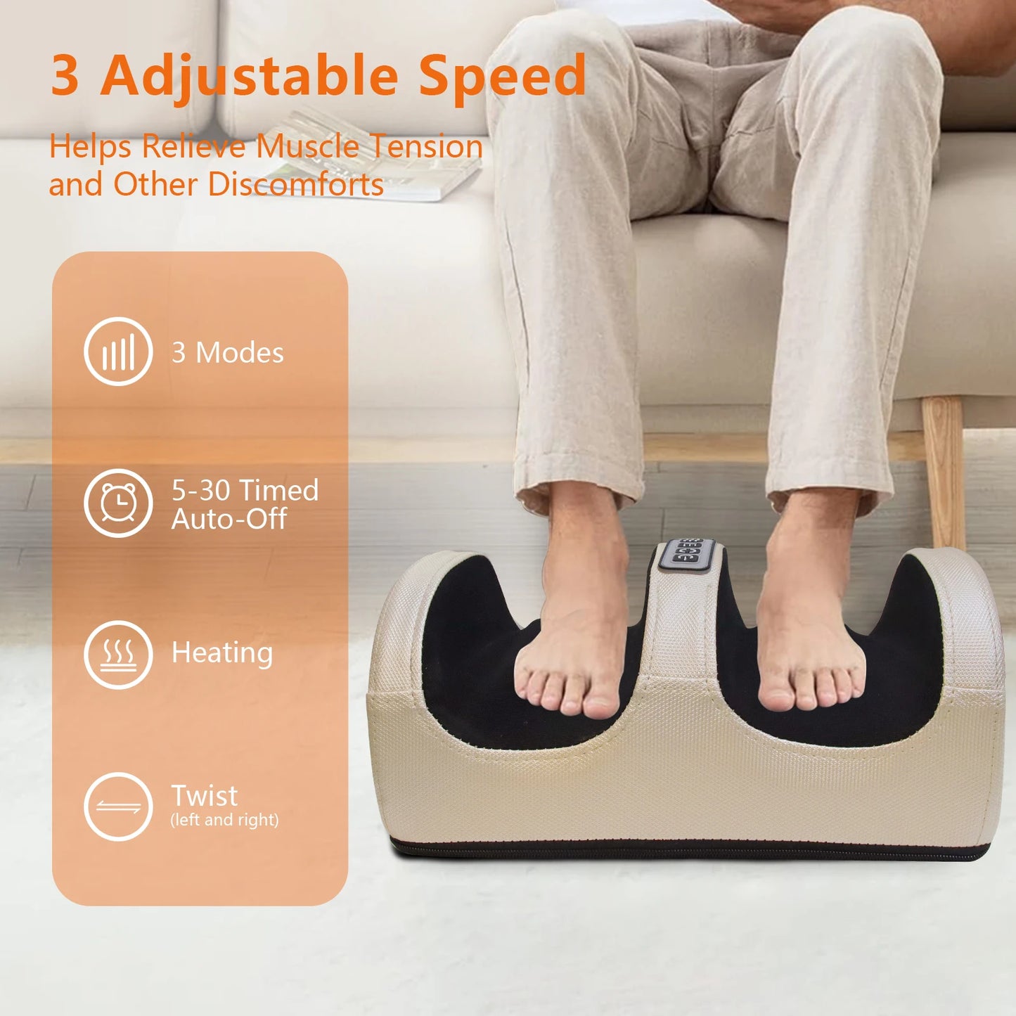 Foot Massage Machine Foot Kneading Massager With Heating
