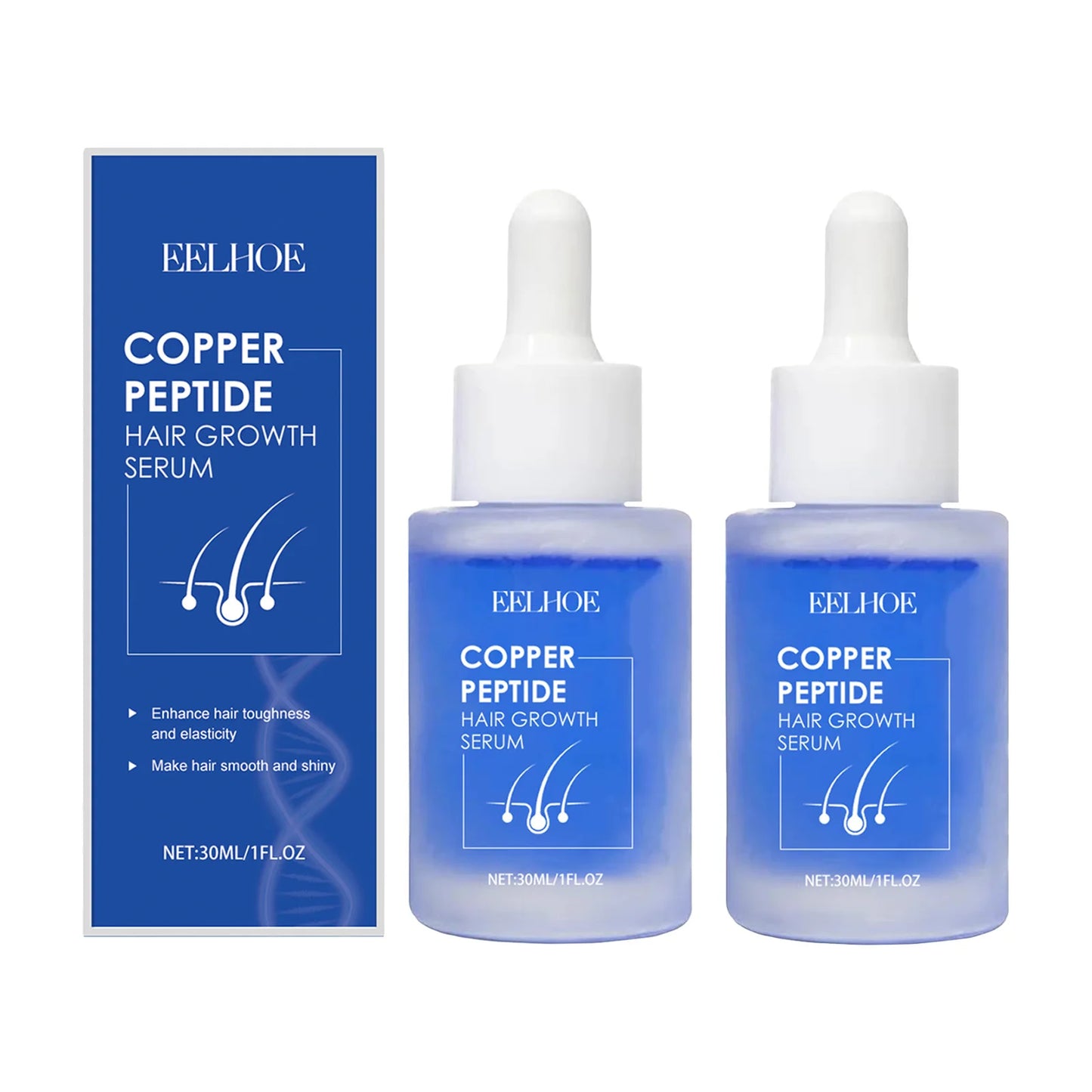 EELHOE Copper Peptide Hair Serum for Nourishing Roots and Growth