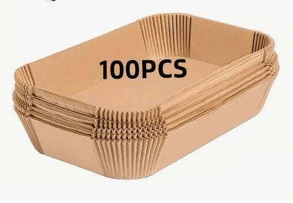 Disposable Air Fryer Baking Paper Square And Round Parchment Liners