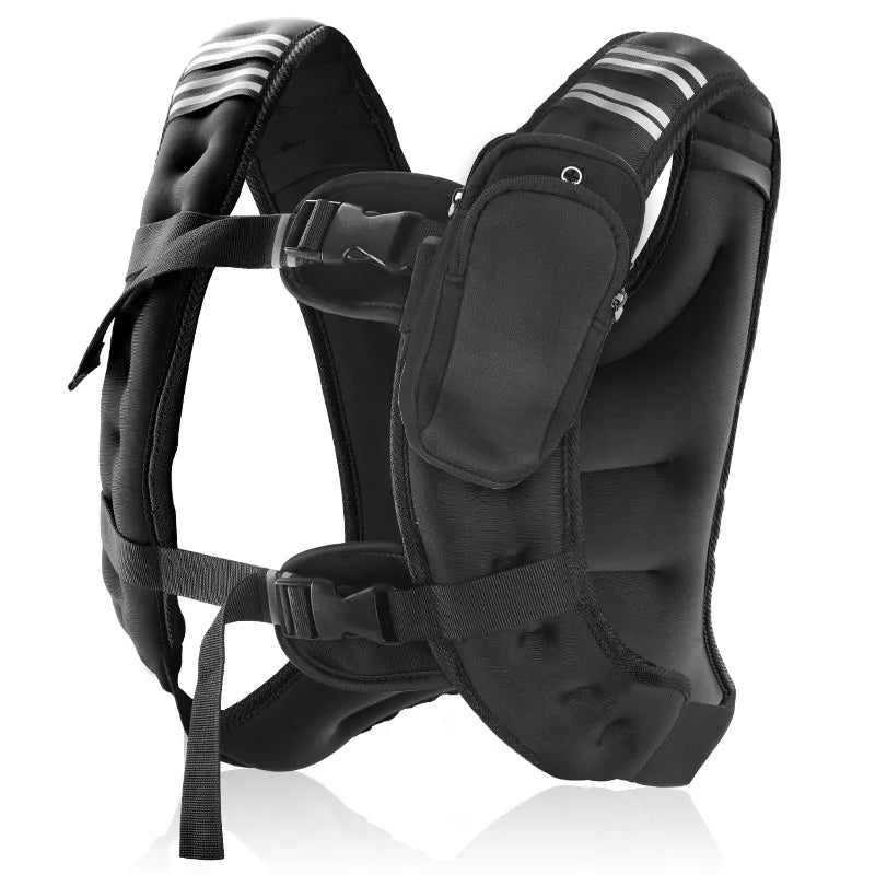 Iron Pellet Reflective Weighted Vest for Training and Running