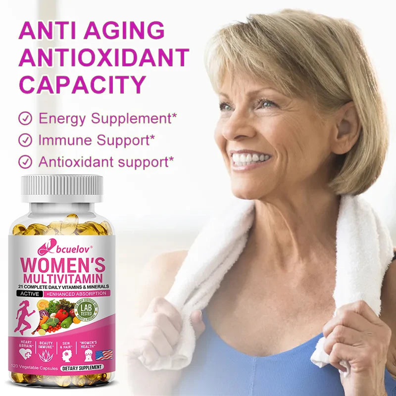 Bcuelov Multivitamin Mineral Supplement For Heart Health And Energy