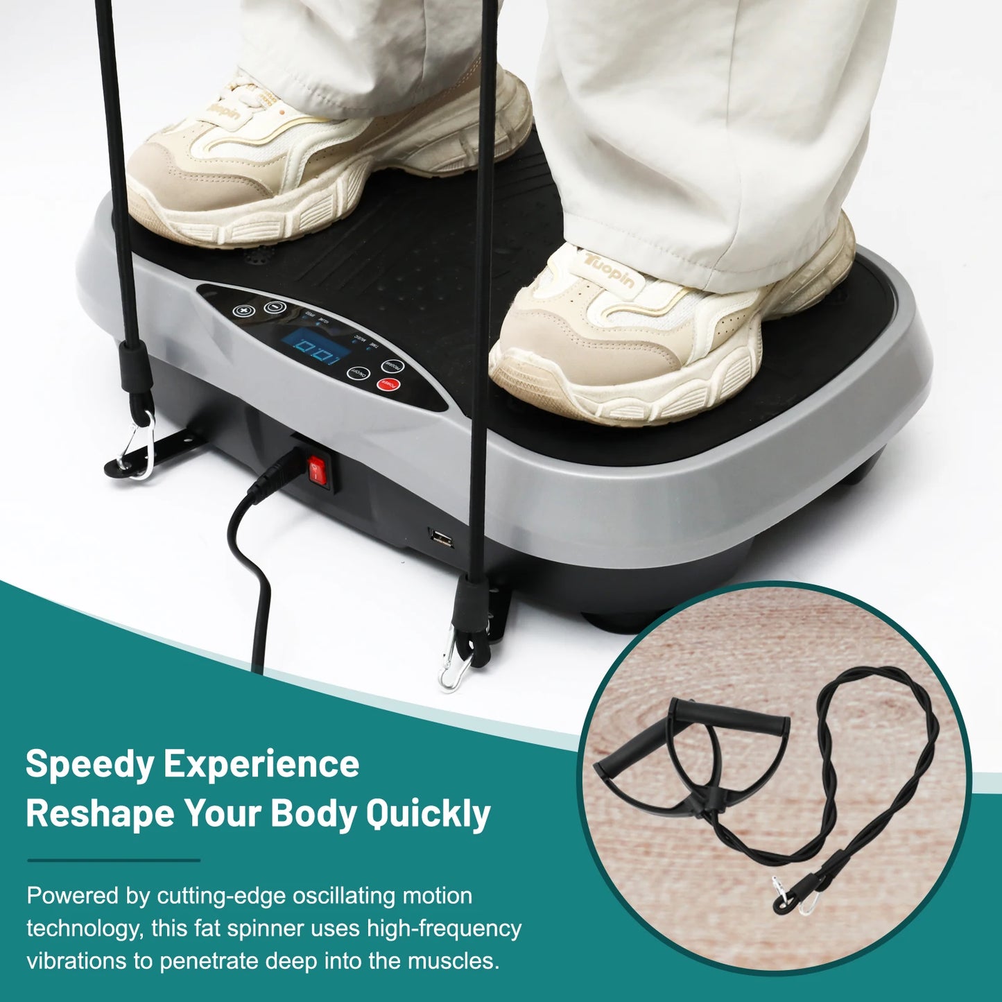Vibration Plate Exercise Machine For Whole Body Fat Burning