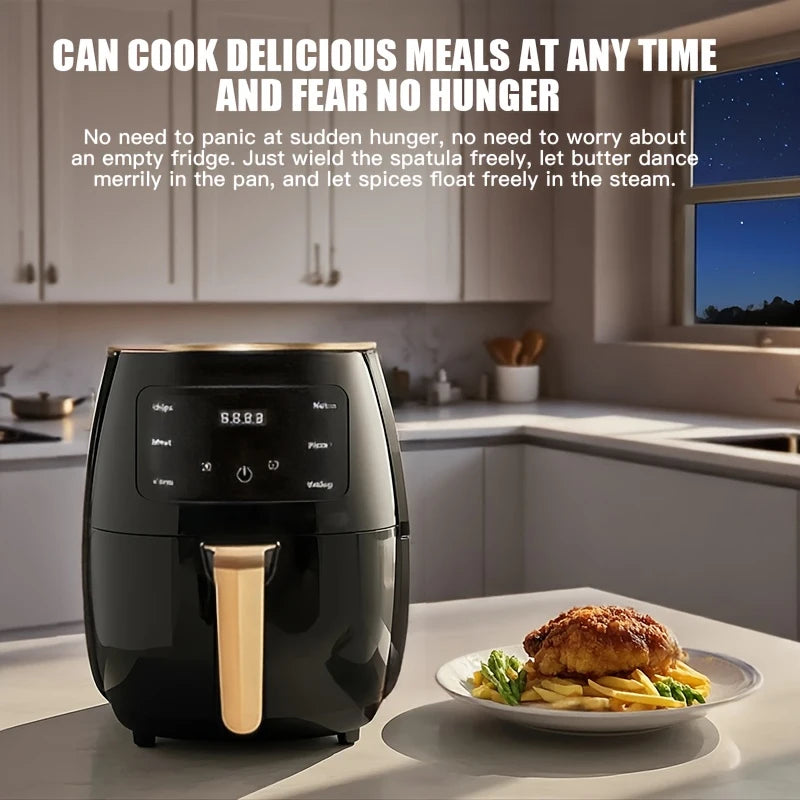 Large Capacity Air Fryer With LED Digital Touch Screen Multifunction
