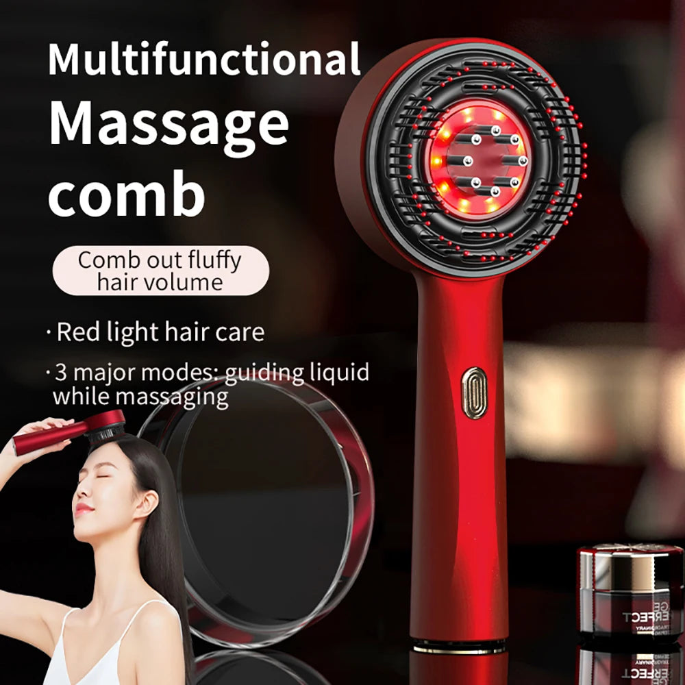 Hailicare Electric Massage Comb With Red Light Therapy For Scalp