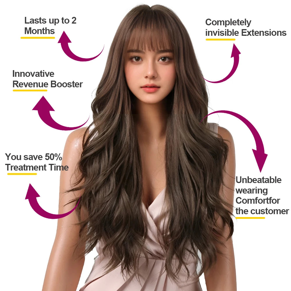 Wikytina UV Light Hair Extension Kit for Professional Use