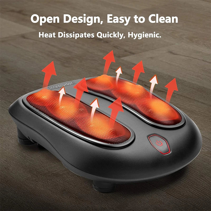 Nekteck Electric Foot Massager With Heat Deep Kneading Shiatsu