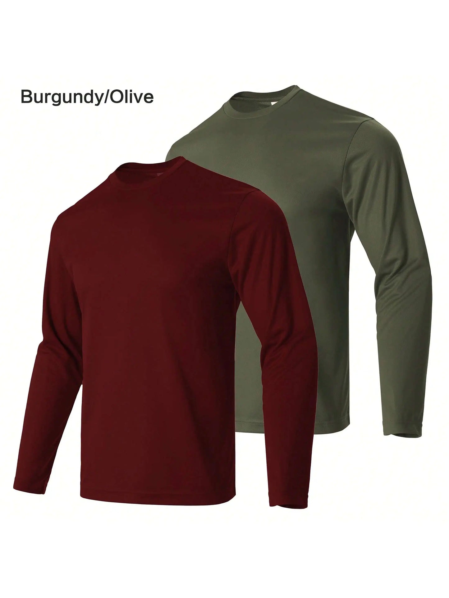 Unisex Performance Long Sleeve Moisture Wicking Athletic Tee Quick Dry
