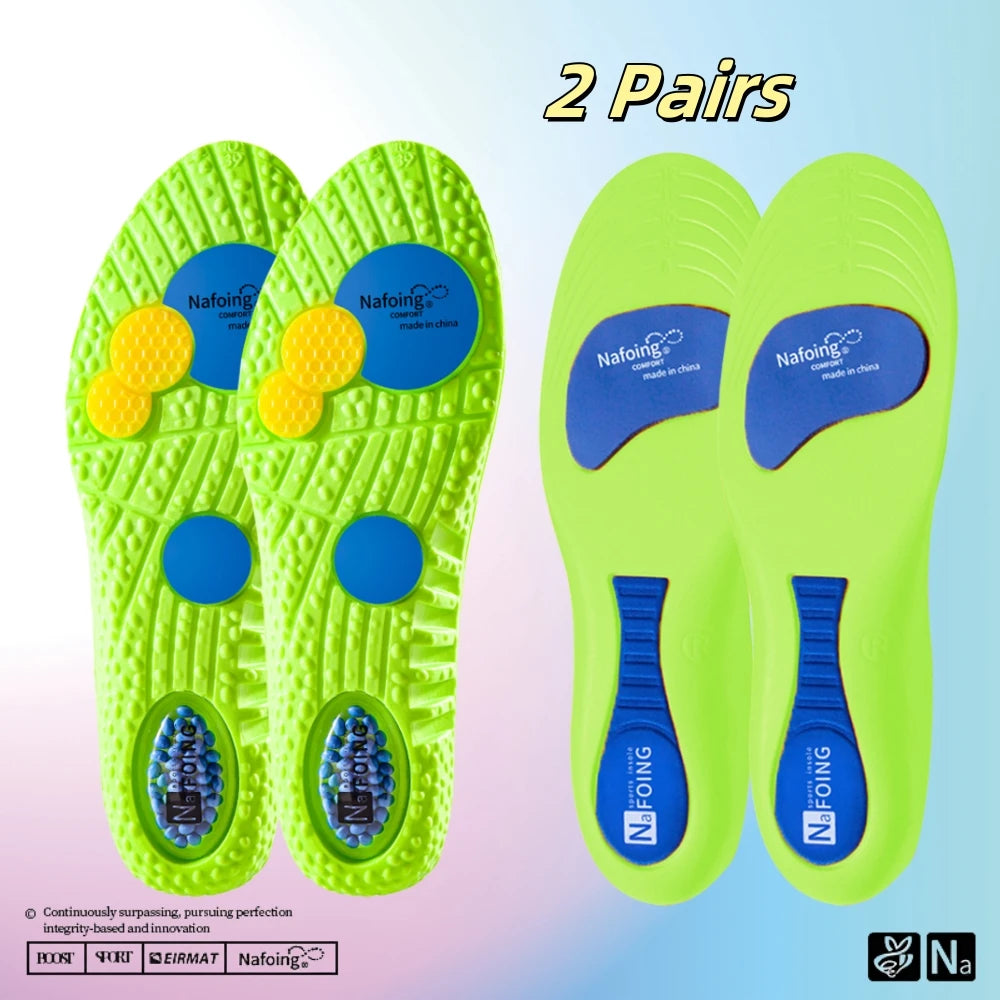 NAFOING Sport Shock Absorption Insoles EVA Air Cushion Arch Support