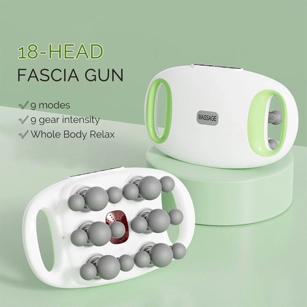 Foreverlily Fascia Gun 18 Head High Frequency Body Massager