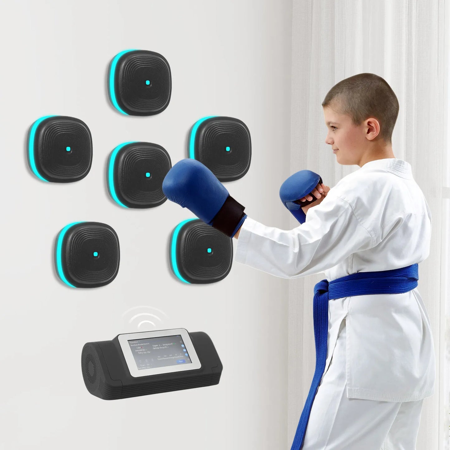 Bluetooth Music Boxing Wall Target Machine For Home Fitness And Agility Training