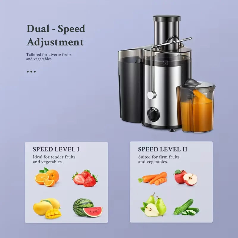 Multifunctional Juicer Blender Food Processor With Wide Mouth