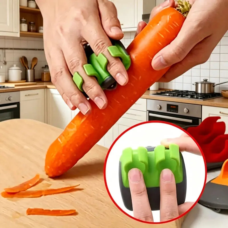 Bamboo Peeler With Sharp Stainless Blade And Non Slip Grip