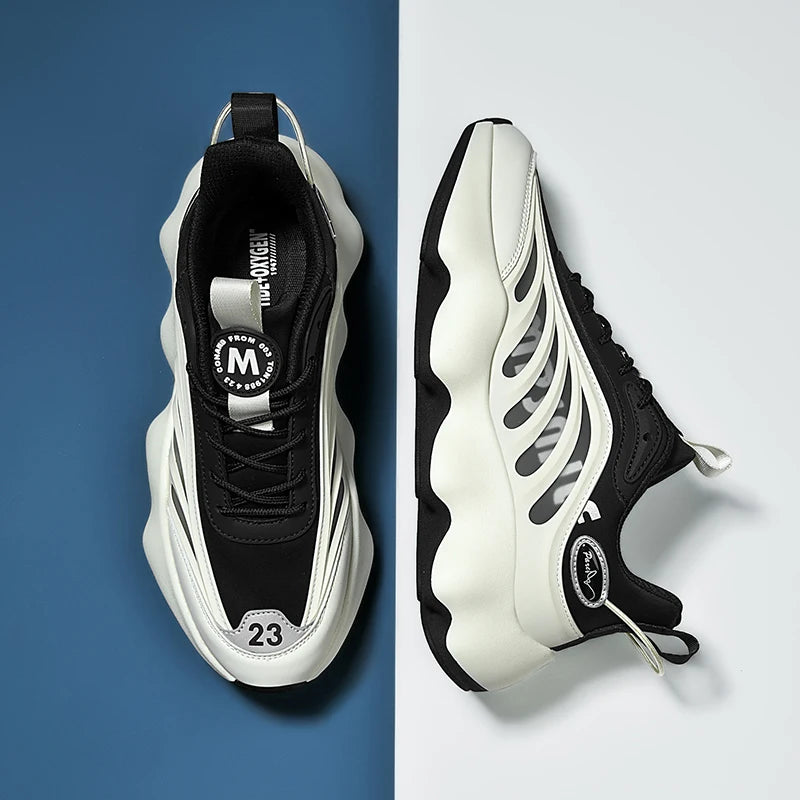 Men Breathable Casual Sneakers Lightweight Running Shoes