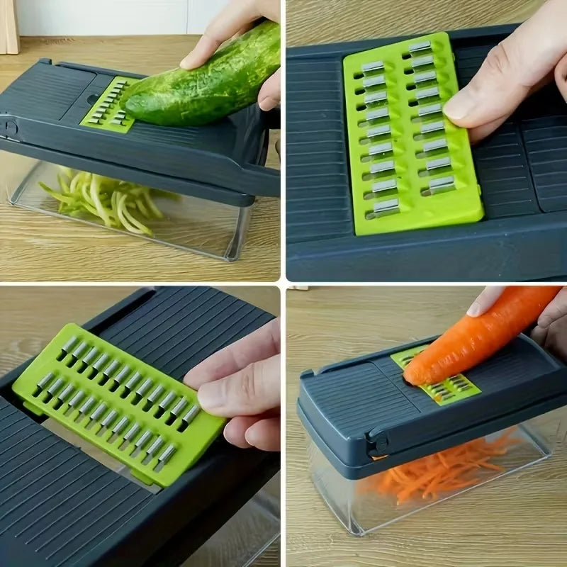 14 In 1 Multifunctional Vegetable Chopper Grater Slicer