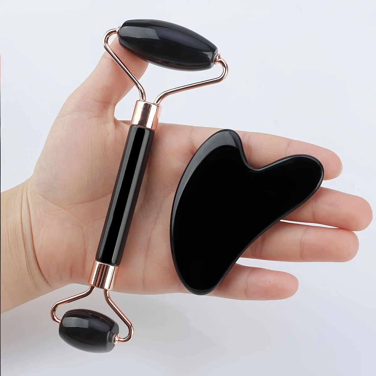 Ice Face Roller Gua Sha Tool Set Facial Massage Kit