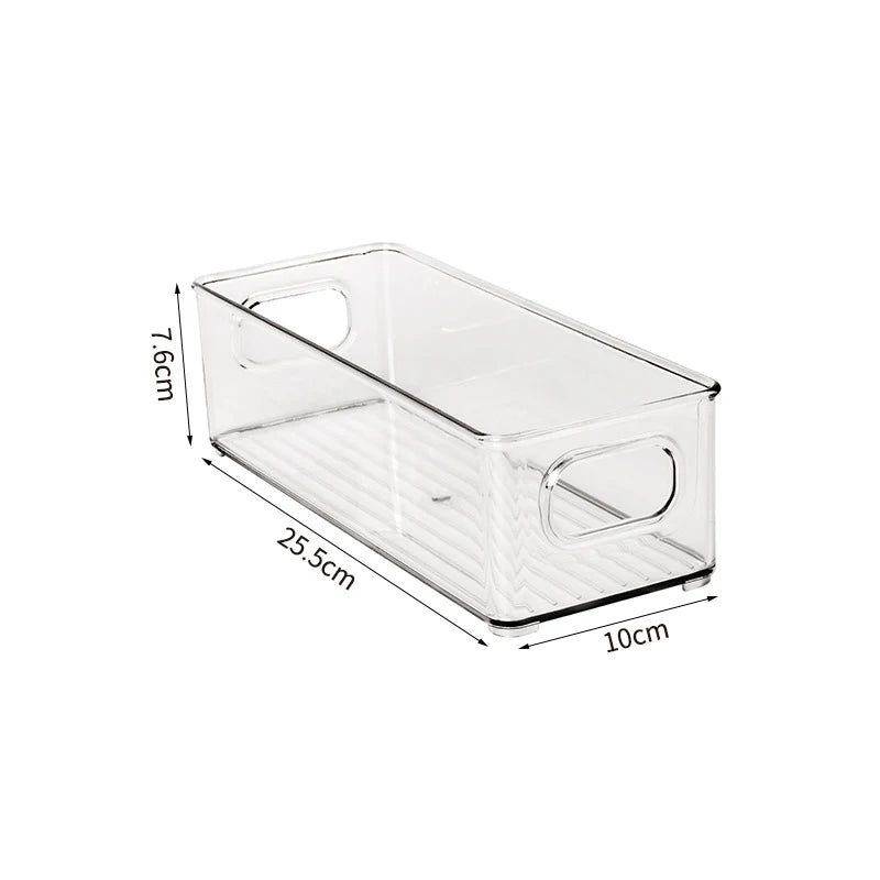 Transparent Refrigerator Storage Box Vegetables Fruit Organizer Clear Container