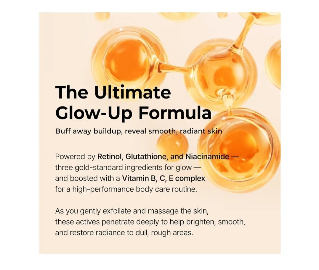 Body Keratin Care Acid Turmeric Spray Gentle Brightening Exfoliating Solution