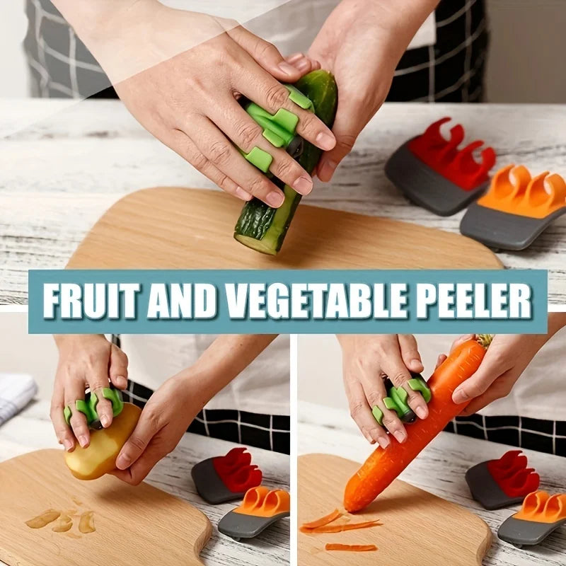 Bamboo Peeler With Sharp Stainless Blade And Non Slip Grip
