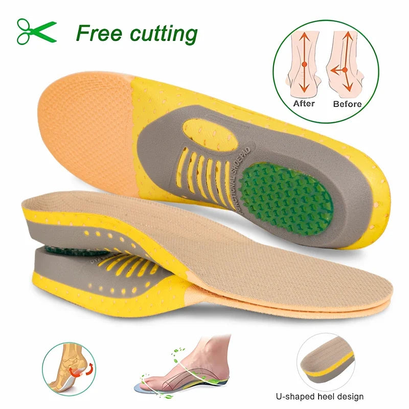 Orthopedic Insoles For Flat Feet Arch Support Plantar Fasciitis
