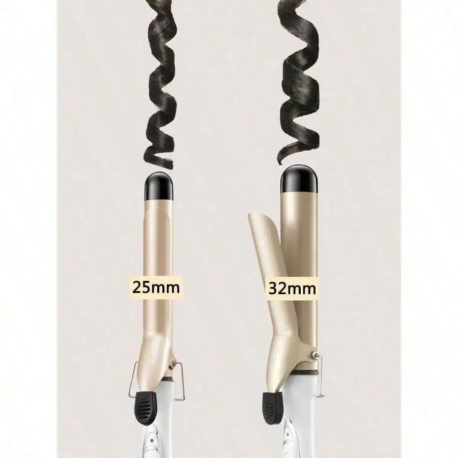 Curling Iron With Rapid Heating And One Touch Control