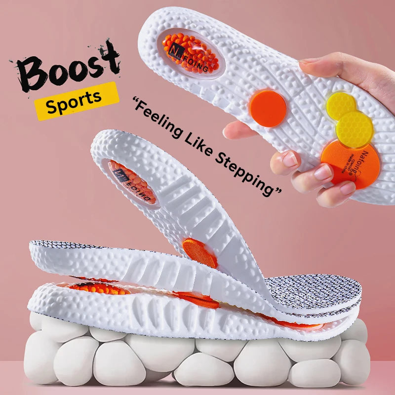 NAFOING Sport Shock Absorption Insoles EVA Air Cushion Arch Support