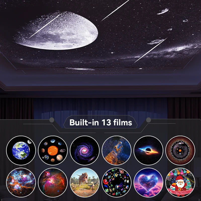 AUSYLE Galaxy Projector 13 In 1 Night Light Lamp Planetarium