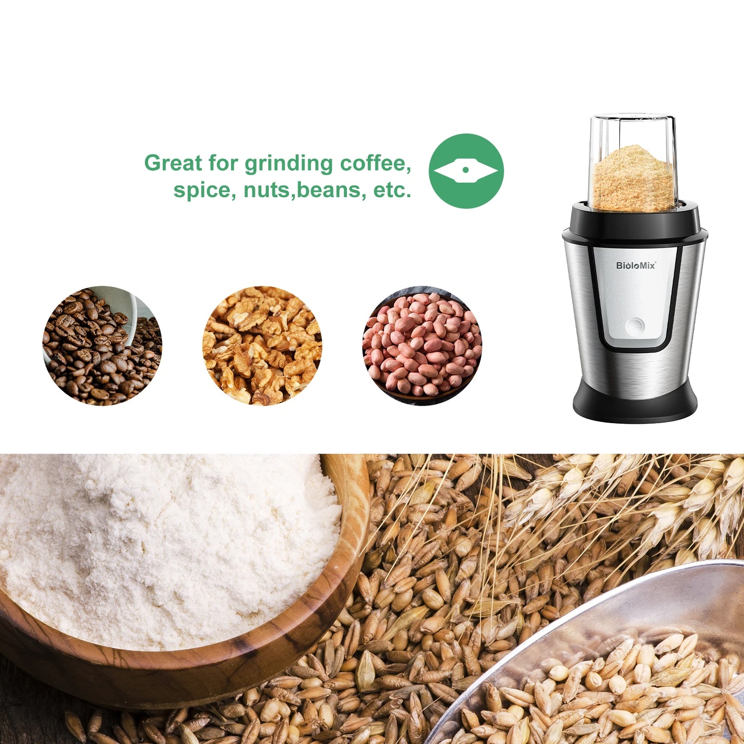 Biolomix 3 In 1 Multifunctional Food Processor 700W Power