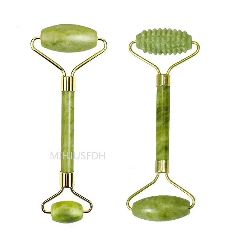 MIHJUSFDH Jade Roller Massager Gua Sha Set For Face And Body