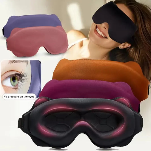 3D Contoured Sleep Mask Blocks Light